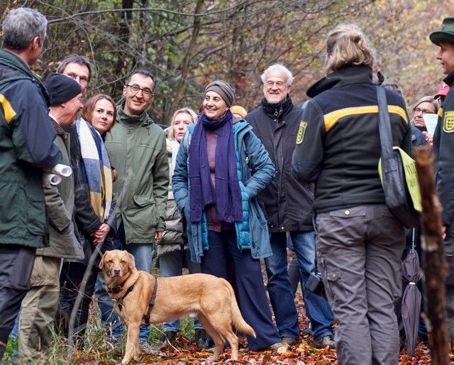 Im Stuttgarter Wald mit BM Cem Özdemir, MdEP Anna Deparnay-Grunenberg und ForstBW